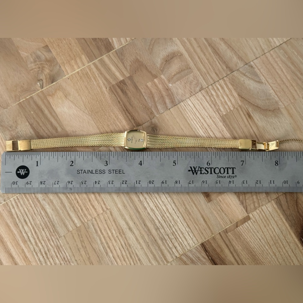 Wittnauer Longines Diamond Rare Vintage Ladies Watch Gold Bracelet Case Dial - Picture 15 of 16